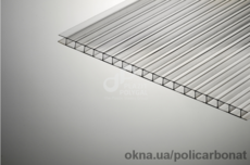 Поликарбонат сотовый Polygal 4 мм. прозрачный